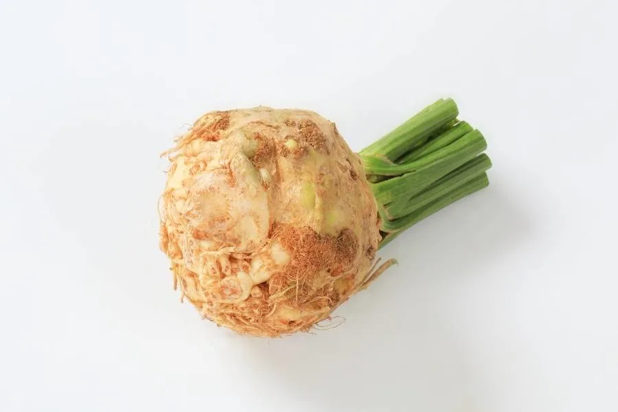 clean celery root