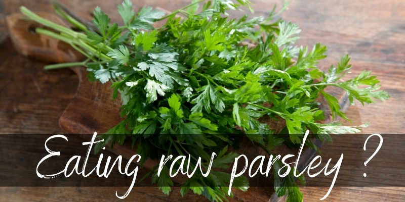 raw parsley