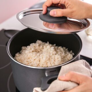 undercooked rice