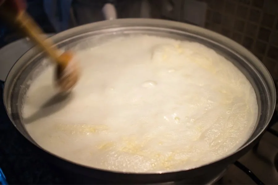 boil milk