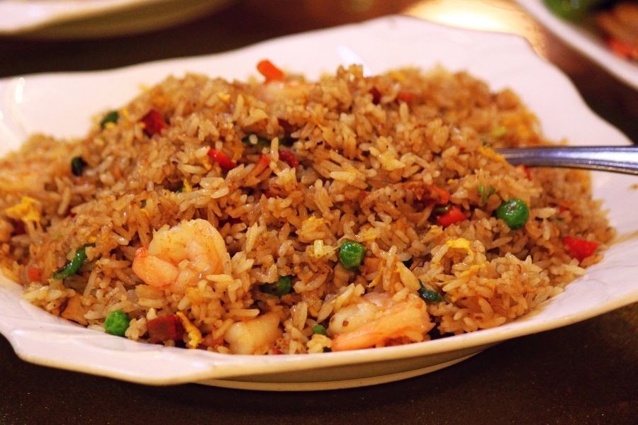 fried rice shrimp