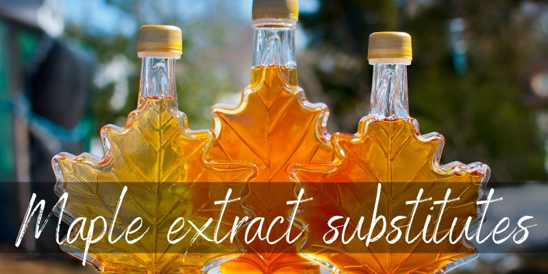 maple extract substitutes