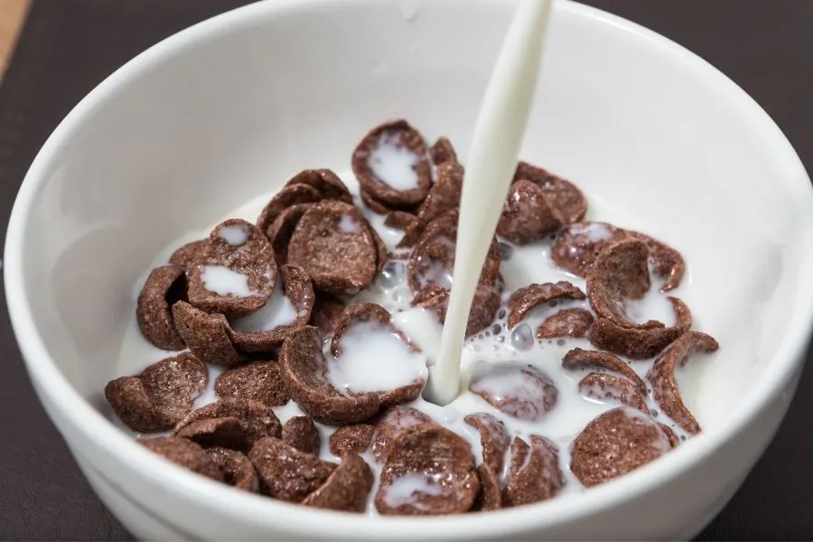 milk and cereals