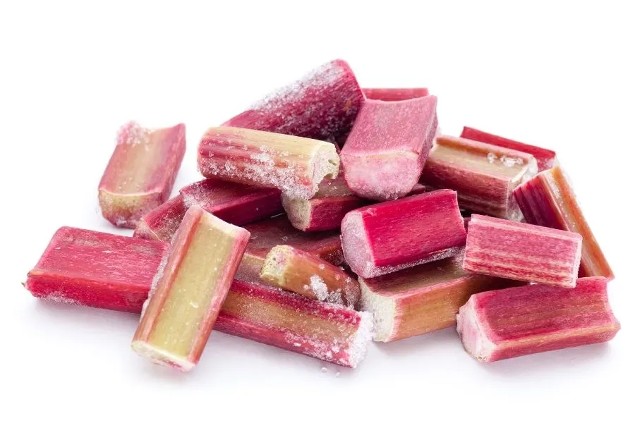 frozen rhubarb