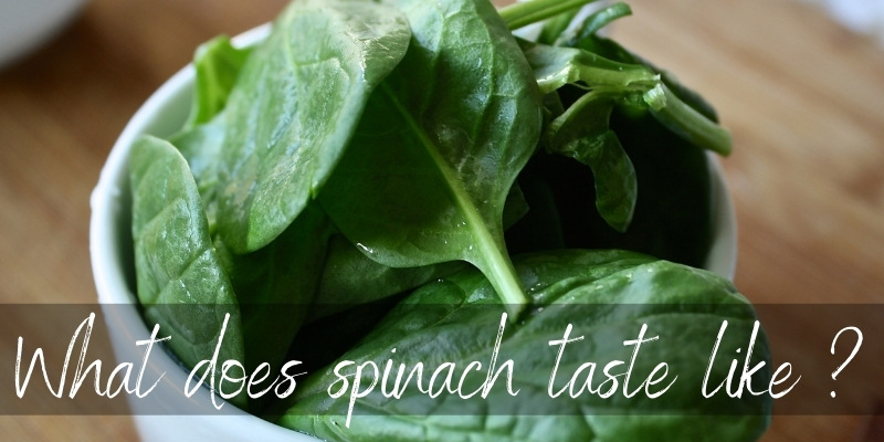 spinach taste