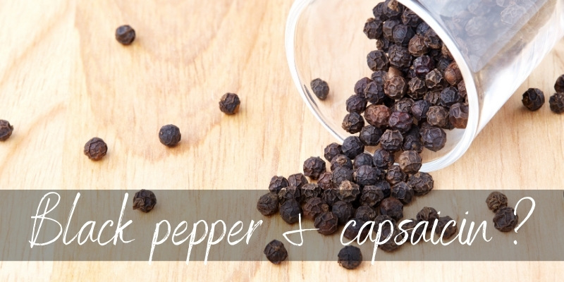 black pepper capsaicin