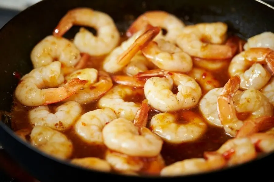 cooked shrimp