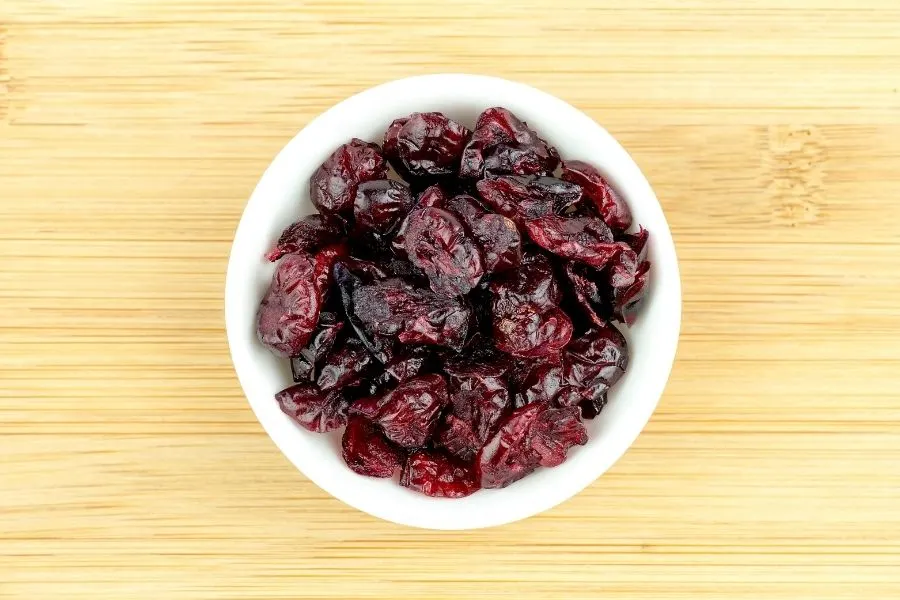 dried cranberries