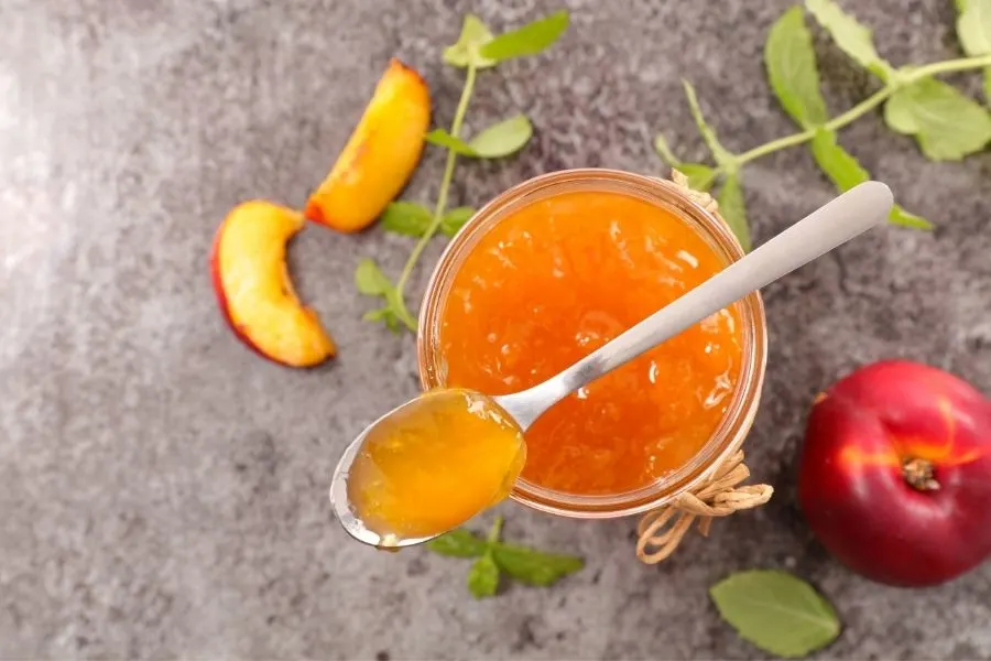 peach nectarine jam