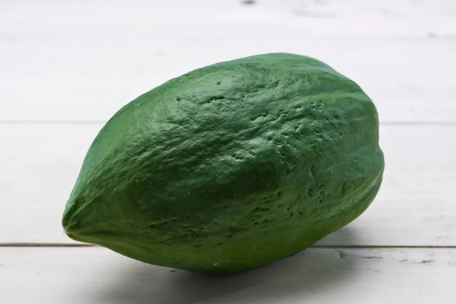 unripe papaya