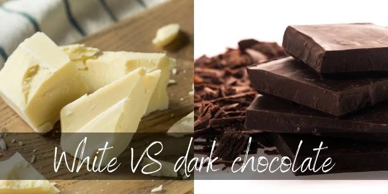 white dark chocolate