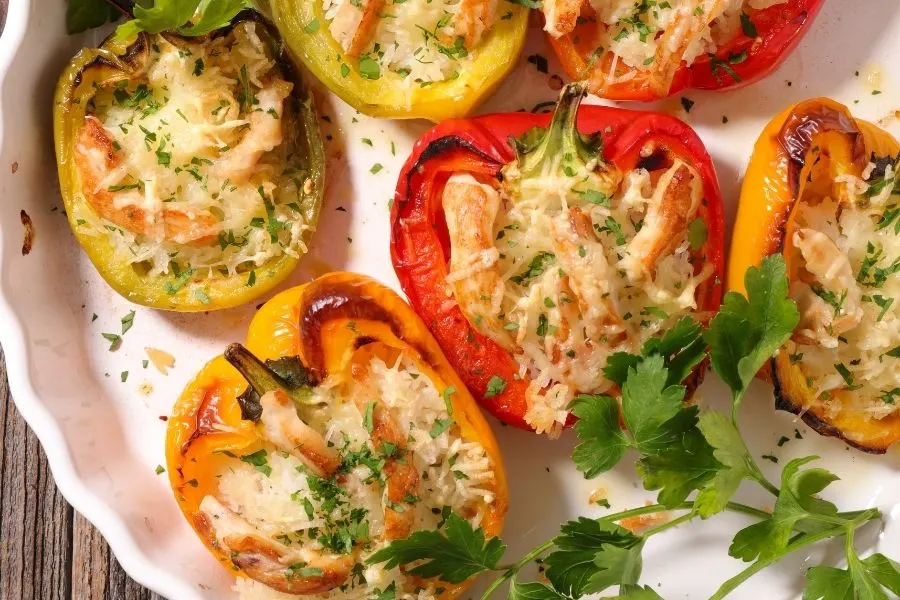 dry stuffed bell pepper