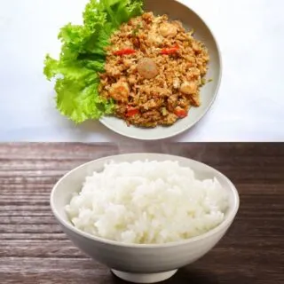 fried rice vs white rice