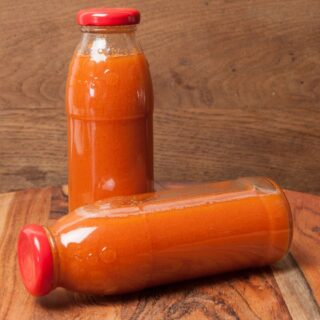 orange tomato sauce