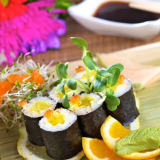vegetarian sushi