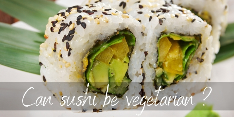 vegetarian sushi