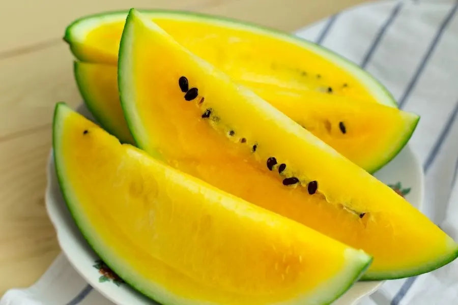 yellow watermelon