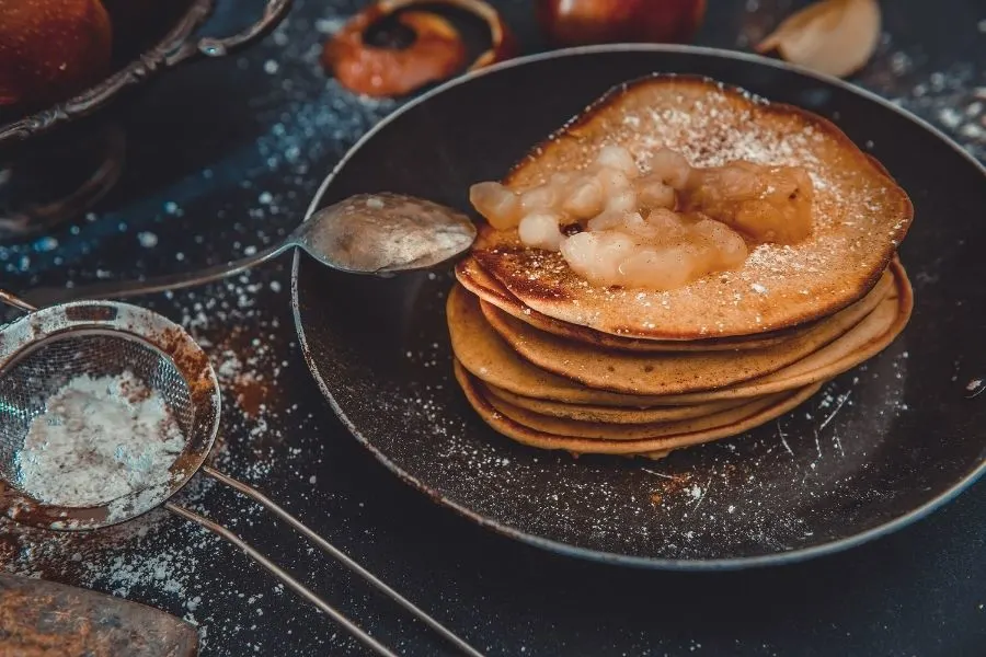 non stick pan pancake