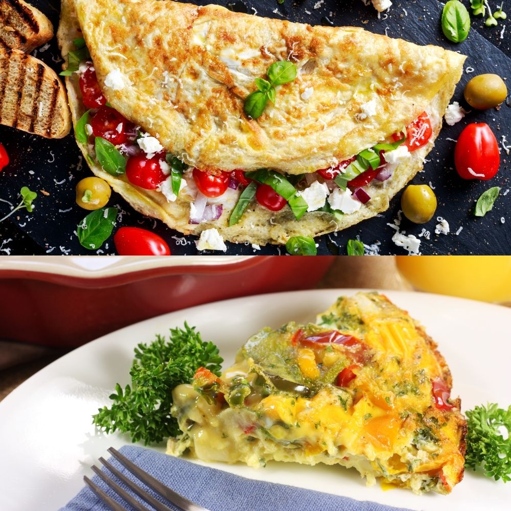 Omelette VS Frittata - Are They Really That Different - Foodiosity
