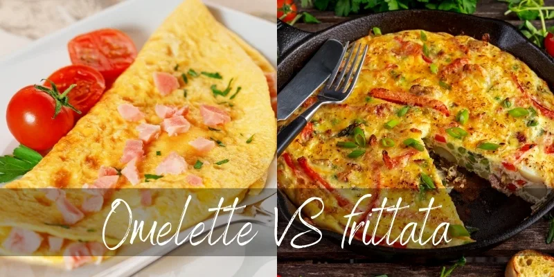 omelette vs frittata