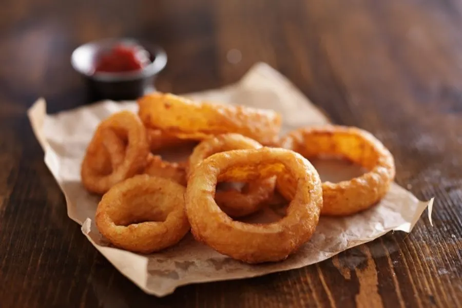 soggy onion rings