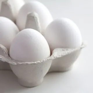 white eggs