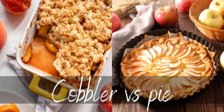 what is the difference between pie crust and cobbler crust