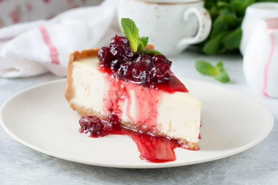 cherry cheesecake