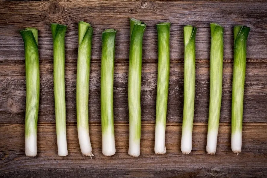 baby leeks