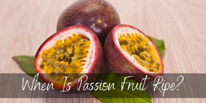 ripe passion fruit