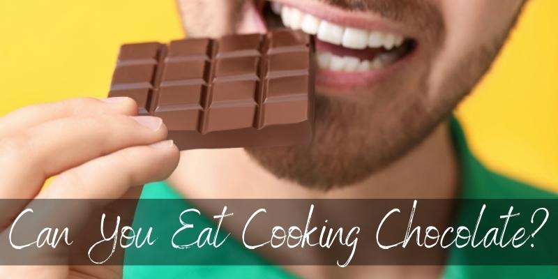 eating cooking chocolate