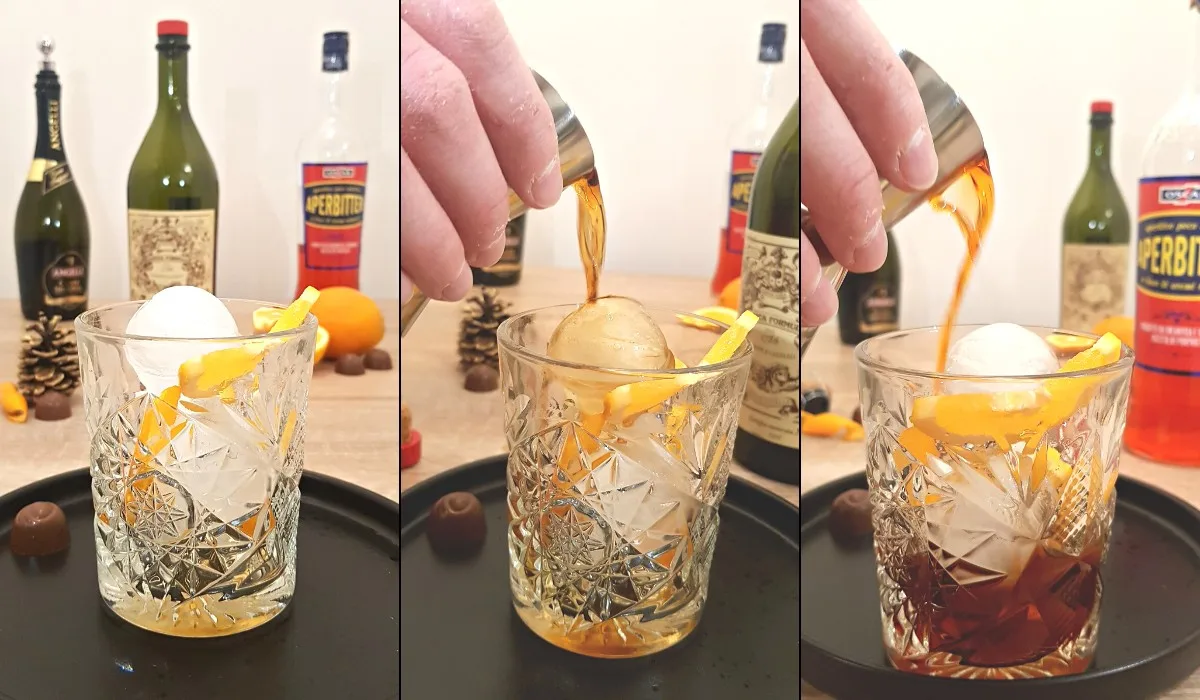 negroni sbagliato making 1