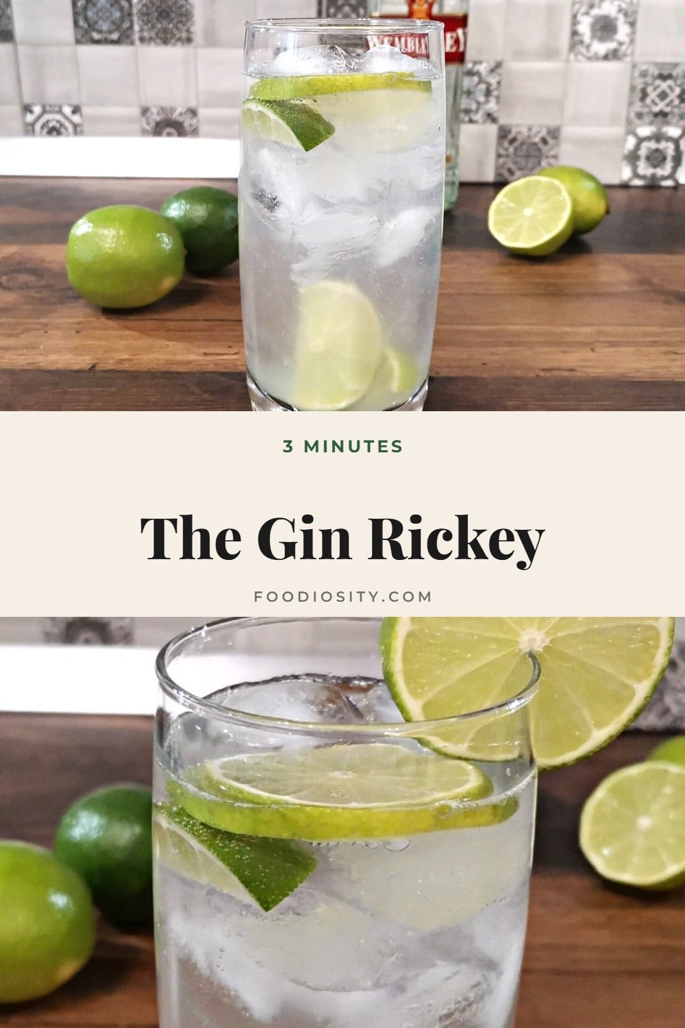 Gin Rickey Recipe &mdash; The 3-Ingredient Gin Highball With Lime and Soda