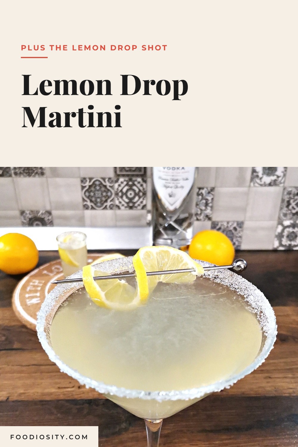 Lemon Drop Martini and Lemon Drop Shot Recipe