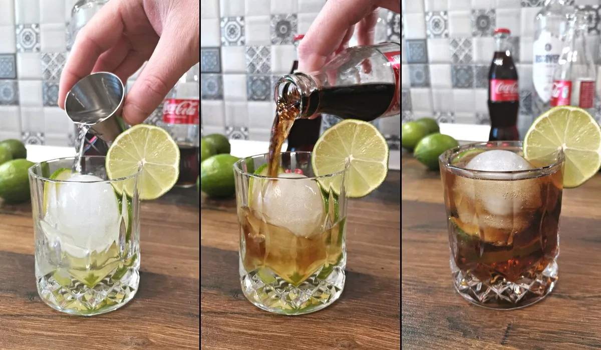 vodka cola making