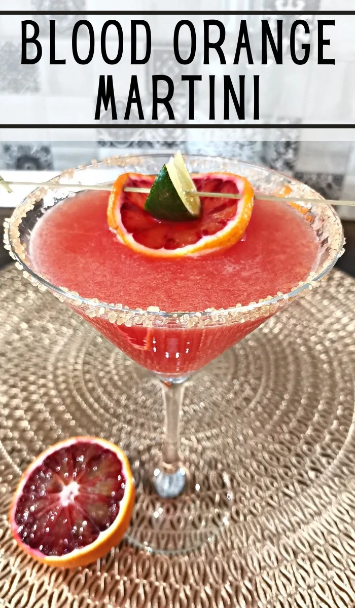 Blood deals orange martini