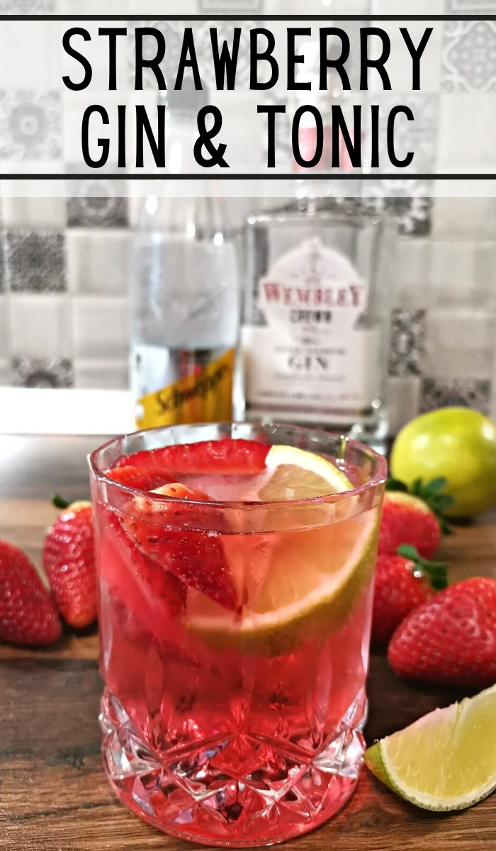 strawberry gin and tonic