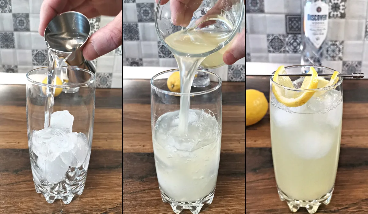 vodka lemonade making 2