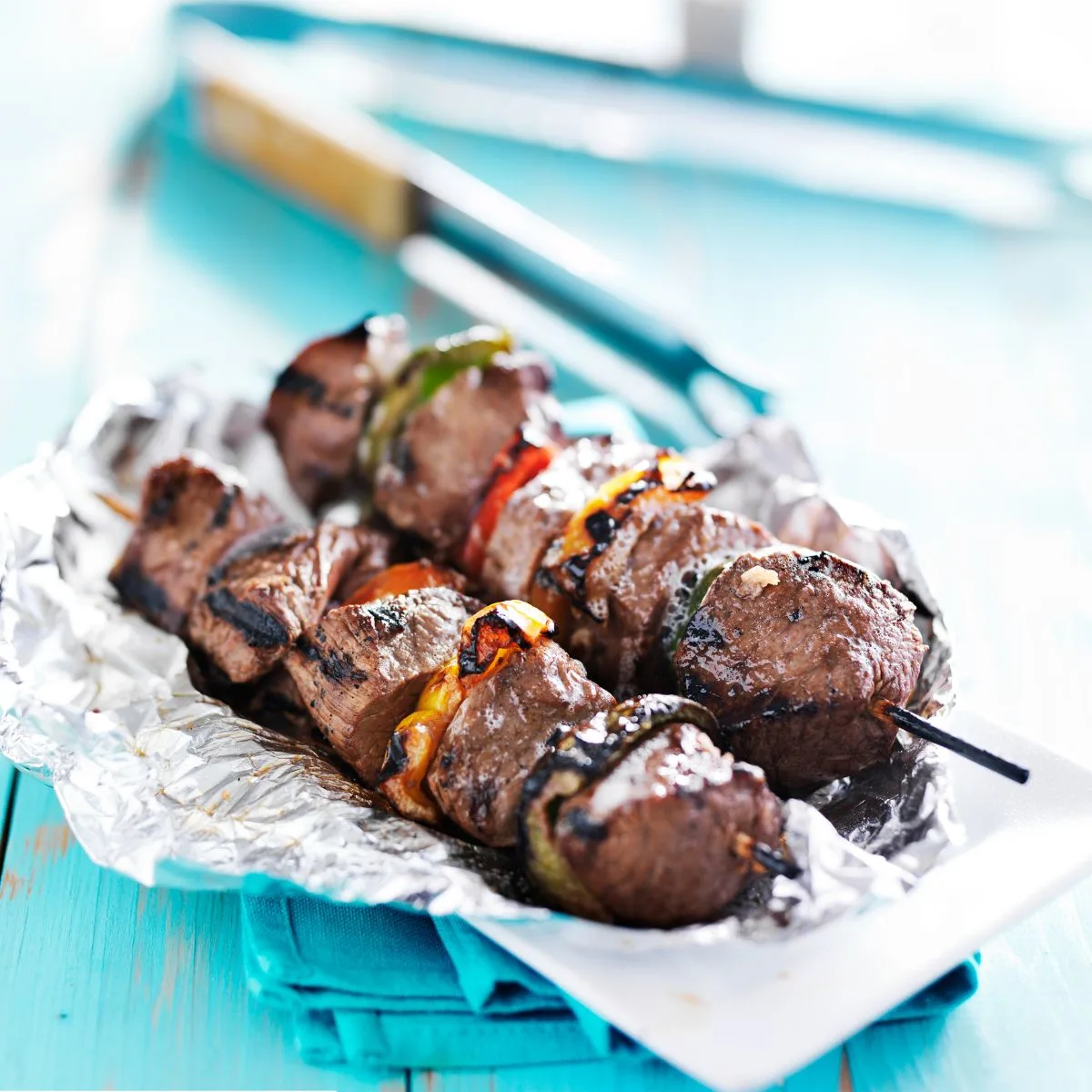 Steak and Veggie Kabobs