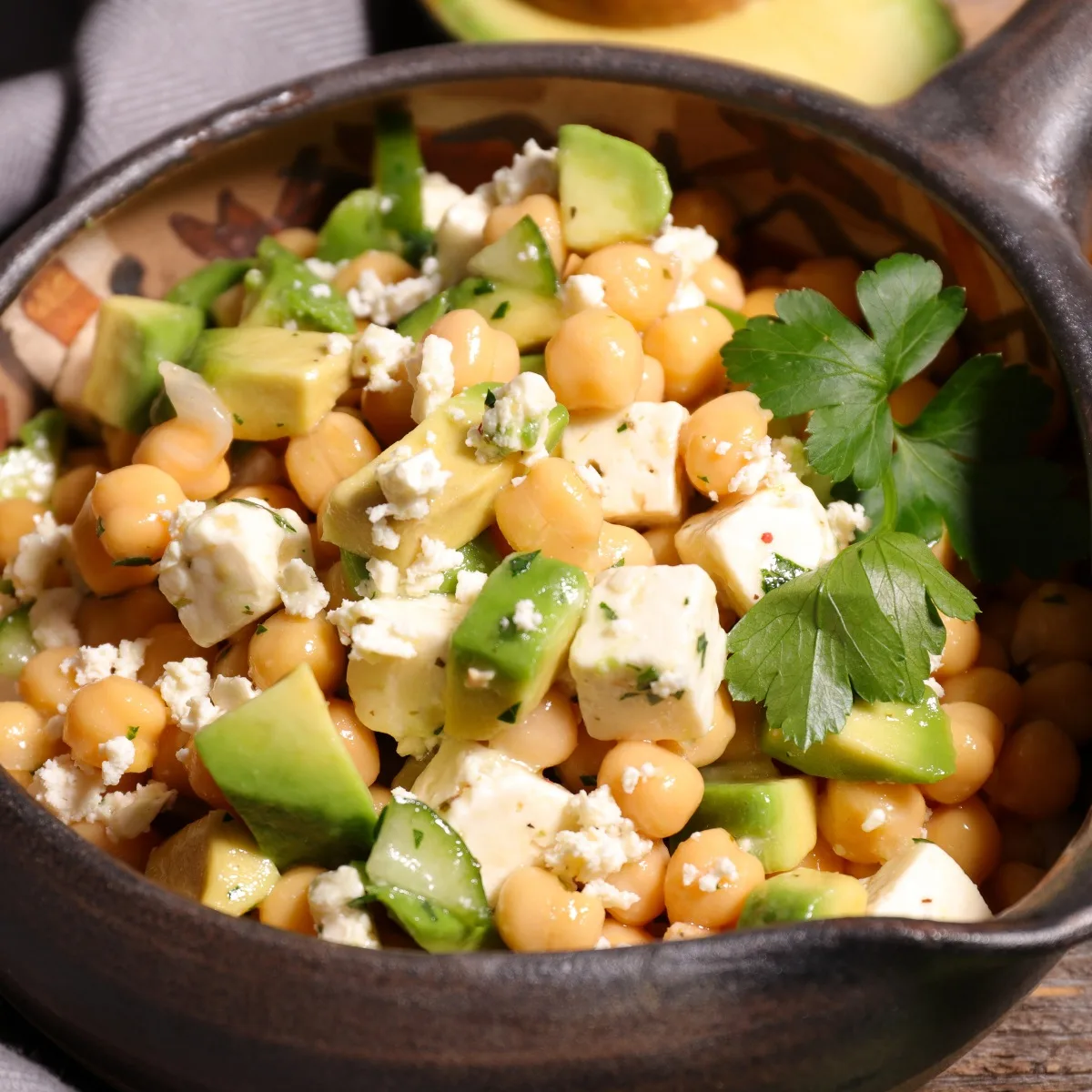 brisket sides chickpea salad