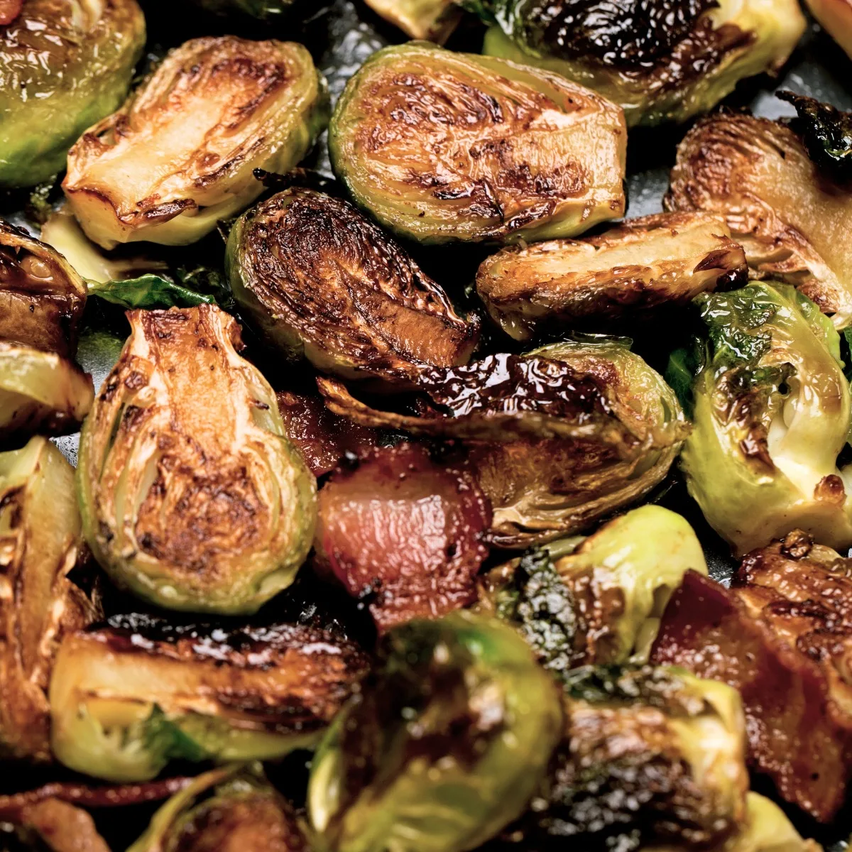 roast brussel sprout balsamic