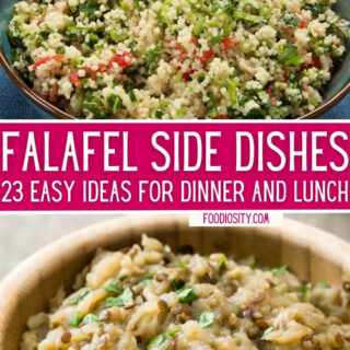 23 falafel side dishes easy lunch dinner 1
