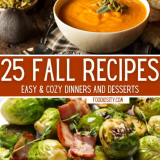25 fall recipe easy cozy dinner dessert 1