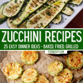 25 zucchini recipes easy dinner idea baked fried 1