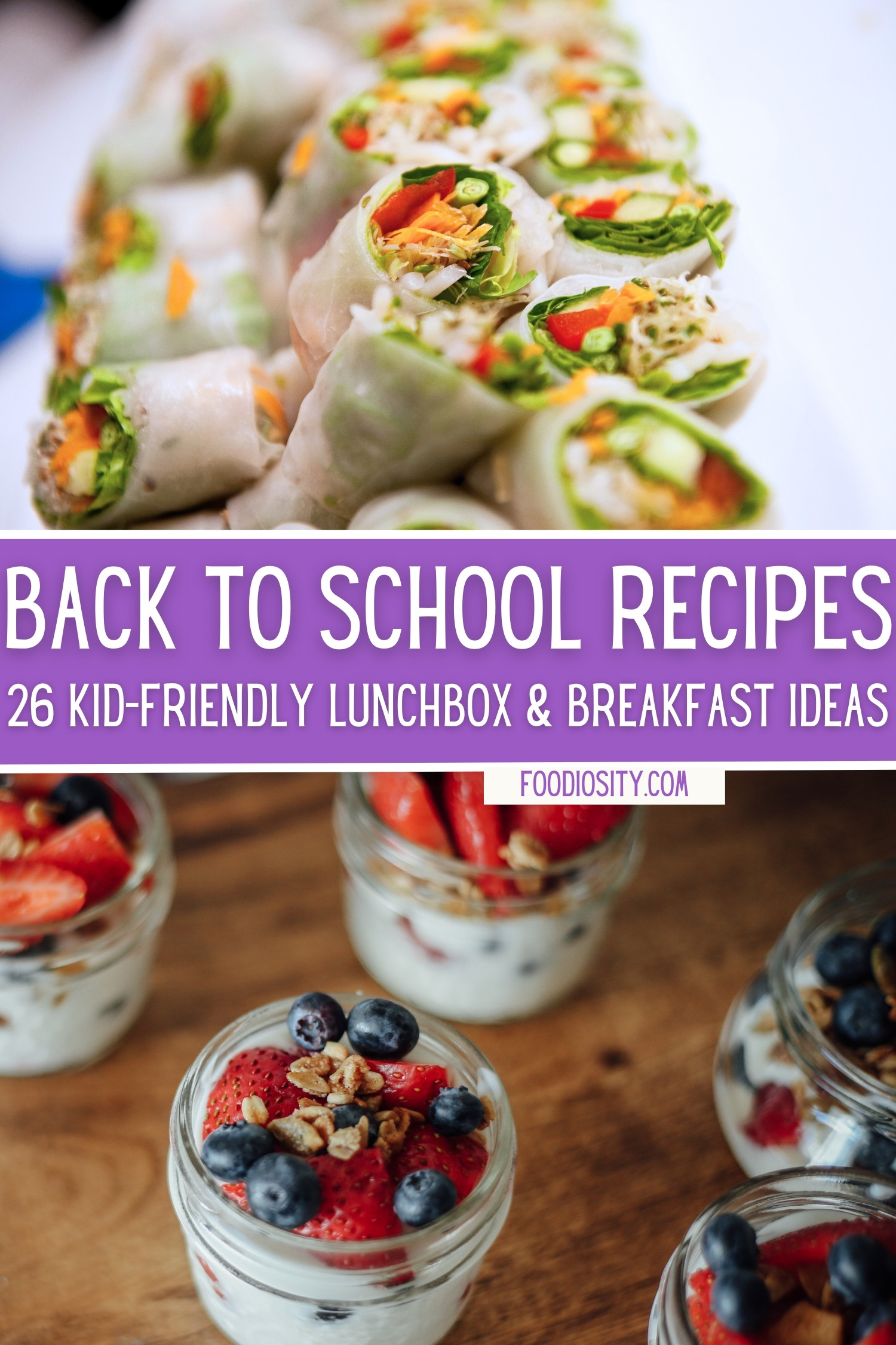 26 back to school recipes kid friendly lunchbox breakfast 1