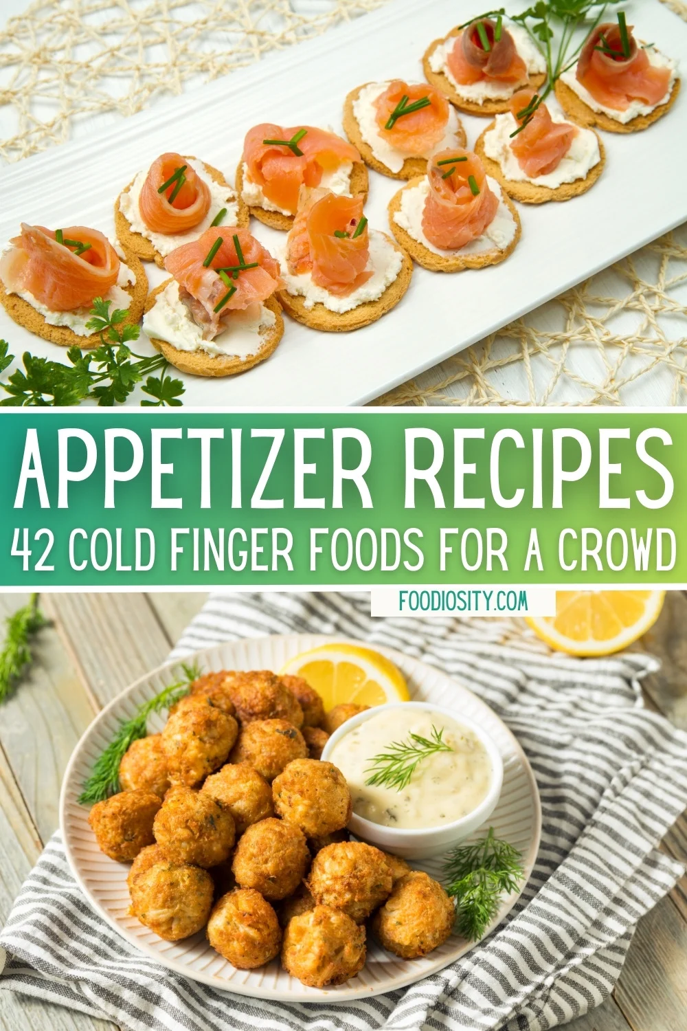 42 appetizer recipes cold finger food crowd 1