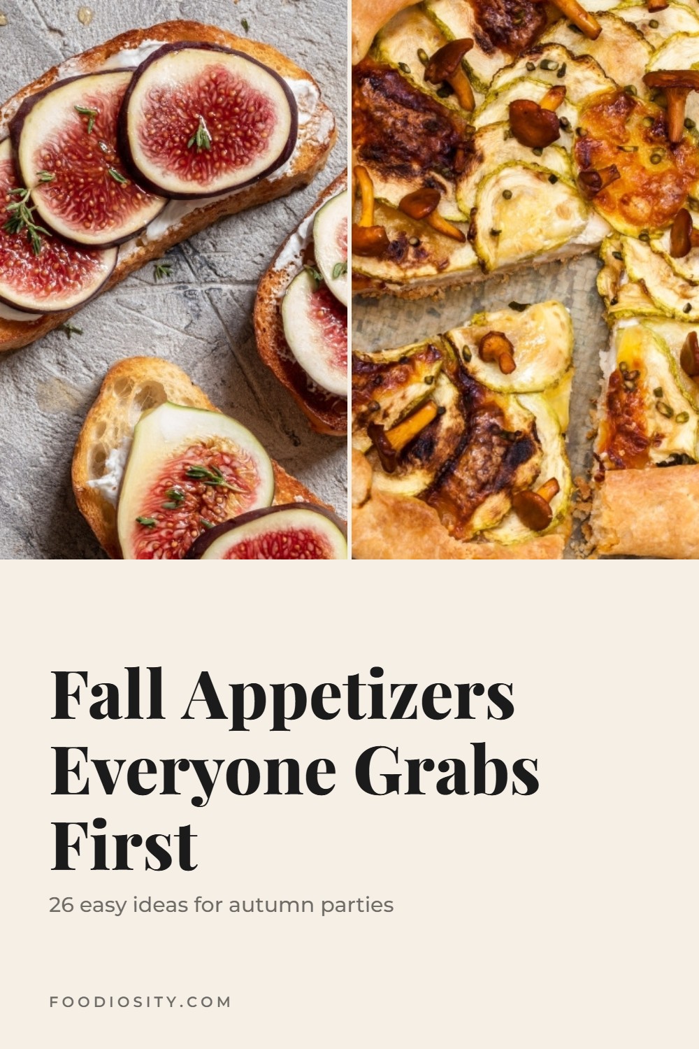 26 Fall Appetizers for Autumn Parties — Baked Brie, Crostini, Pumpkin Bites