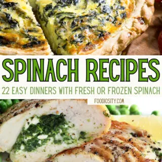 22 spinach recipes easy dinner fresh frozen 1
