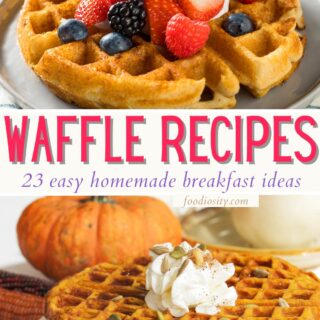 23 waffle recipes easy homemade breakfast 1