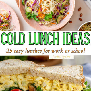 25 cold lunch ideas easy school work 1